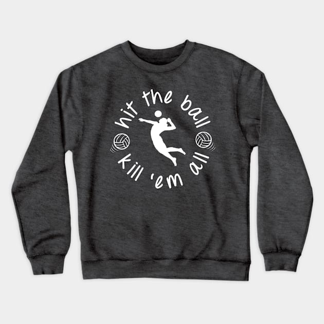 volleyball Crewneck Sweatshirt by martian